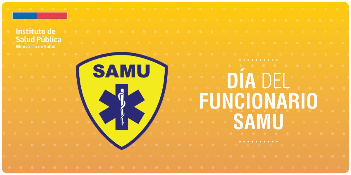 Enviamos un afectuoso saludo al personal del SAMU, cuyo trabajo es fundamental para la comunidad y los servicios de salud del país.