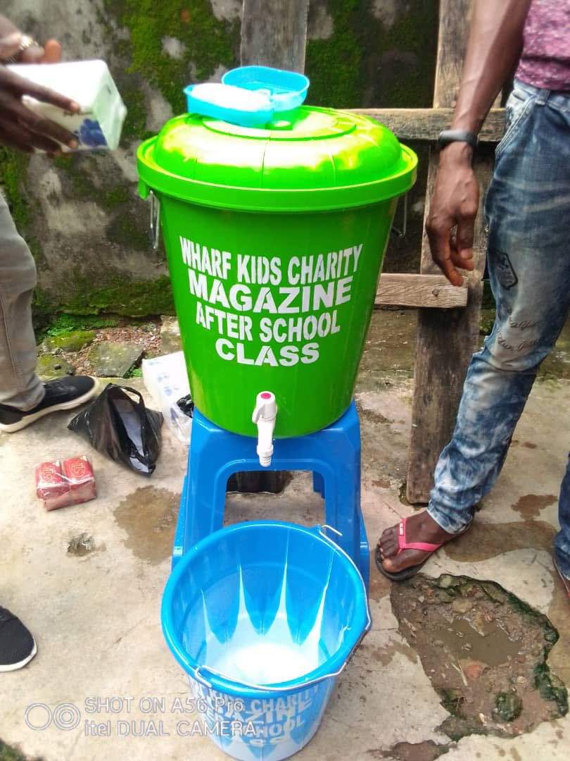 WharfKids's tweet image. Back to school. Well, After School Classes. With some good COVID-19 measures in place. Nice to see at least one of our Ebola survivor beneficiaries in these pictures. #MagazineWharf #Freetown #SierraLeone #AfterEbola