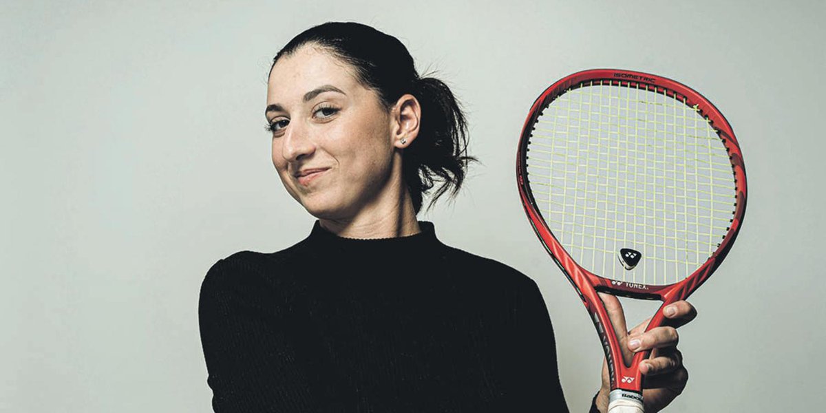 leJDD's tweet photo. L'Algérienne Ines Ibbou, la plus connue des joueurs de tennis anonymes https://t.co/kgRSNt1i2Q https://t.co/IsBdLecz9f