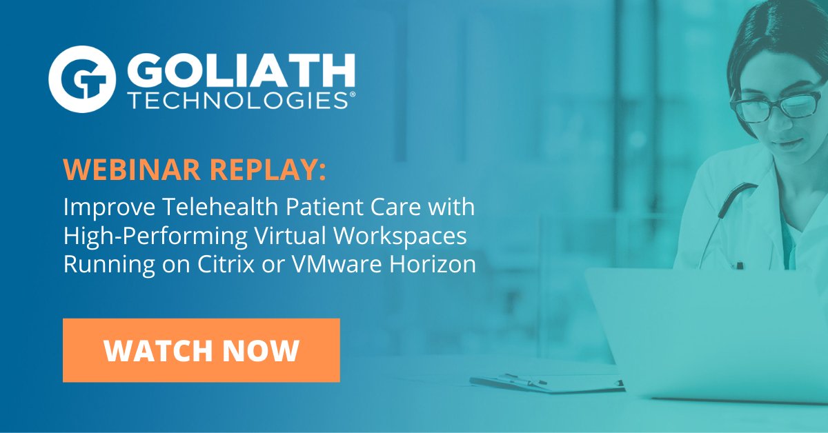 GoliathSolution's tweet image. It&apos;s #TroubleshootingTuesday! Check out our new on-demand webinar to learn how #Goliath can help #Health IT troubleshoot end-user experience issues across EHR applications and virtualized desktops and applications – especially when working remotely. bit.ly/3hayVWn