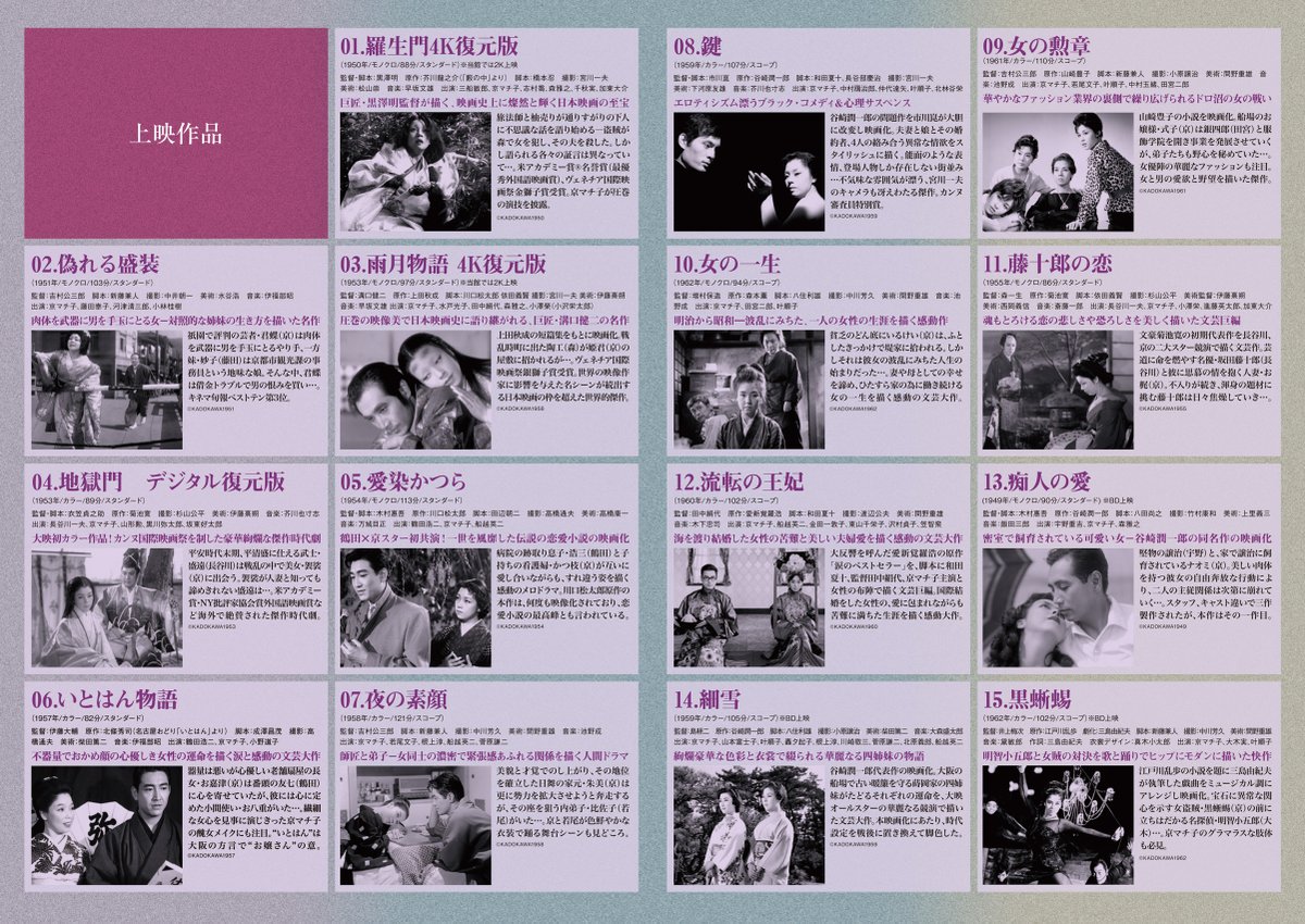 Uplink در توییتر 上映決定 京マチ子映画祭 アップリンク京都 Uplink Kyoto にて 10月16日 金 より上映 T Co Tzcpvyx2aa 上映作品 雨月物語 地獄門 羅生門 偽れる盛装 いとはん物語 鍵 愛染かつら 女の勲章 女の一生 藤十郎の恋 流転の Uplink در توییتر 上映決定 京マチ子映画祭 アップリンク京都 Uplink Kyoto にて 10月16日 金 より上映 T Co Tzcpvyx2aa 上映作品 雨月物語 地獄門 羅生門 偽れる盛装 いとはん物語 鍵 愛染かつら 女の勲章 女の一生 藤十郎の恋 流転の
