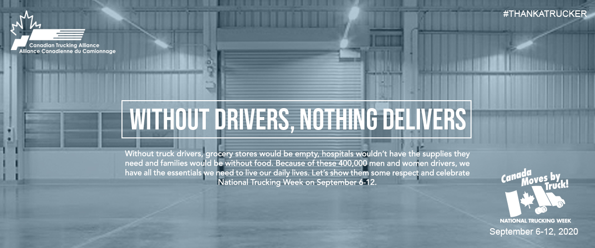 CanTruck's tweet photo. Without Truck Drivers, nothing delivers. Thank you to all the men &amp; women drivers!

#NationalTruckingWeek https://t.co/Ir0xE2amxz