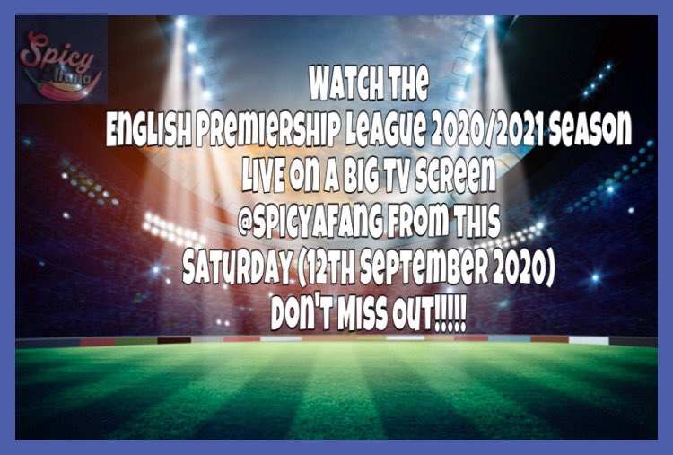 SpicyAfang's tweet photo. Come, let’s watch and enjoy together ⚽️⚽️⚽️ #beer #peppermeat #goatmeatpeppersoup #catfishpeppersoup #awoyaya #lekkiexpressway #lekki #mayfairgardens #ajah #sangotedo #ibejulekki #meridianparkestate #lekkiepe https://t.co/W4J8OVH660