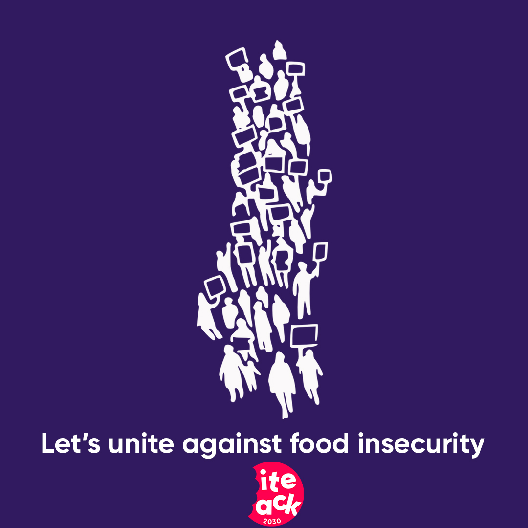 You would stand against #racialinequality, #poverty, #childmalnutrition. So stand against #foodinsecurity. All these issues are impacted by our food environment. But the future is not hopeless! Let's stand together against food insecurity and injustice in our food system.