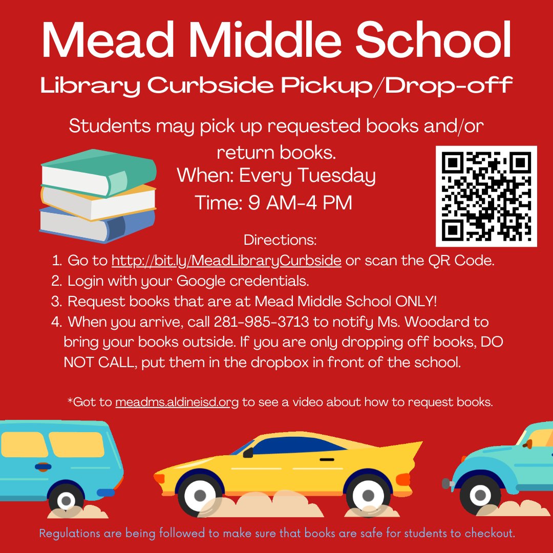 TechieDanielle's tweet image. Today is Tuesday!! Request your book and pick it up TODAY from 9AM-4PM. You can also return books from last year.