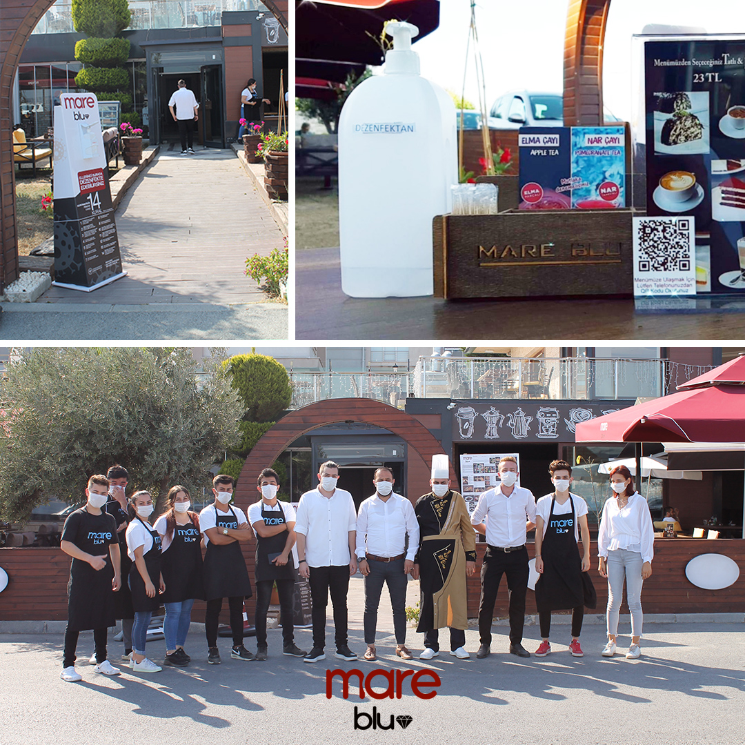 mareblu_cafe's tweet photo. Mare Blu Cafe &amp; Restoran Ailesi olarak biz tüm önlemlerimizle hizmetinizdeyiz🤗

✅Açık ve Kapalı tüm alanlarımızı sosyal mesafe kurallarına uygun konumlandırıldı.
✅Tüm alanlar ve mobilyalarımız Antibakteriyel Sağlık Kalkanı ile dezenfekte edildi.

#mimarsinan #büyükçekmece https://t.co/YfZwd9875I