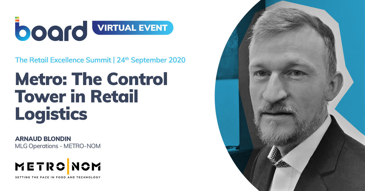 BoardSoftware's tweet photo. Join Metro at Board’s first ever #RetailExcellenceSummit where they will share how they implemented a control tower for retail logistics, and explore how specialist and hardlines retailers can gain a global view of the retail Supply Chain https://t.co/C2SvxgAQbo https://t.co/UIvShuHF4a