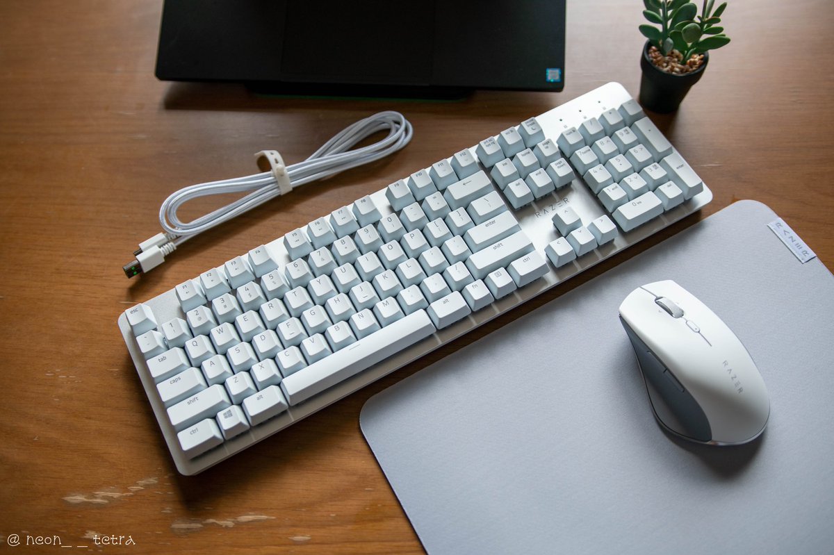 neon__tetra's tweet photo. Razer Productivity🐍
✅Razer Pro Type
✅Razer PBT Keycap Upgrade Set
→☑️Classic Black
→☑️Mercury White
→☑️Quartz Pink
#Razer #ProType #PBTKeycap
#RazerProductivity #ProClick
#Razerphotography https://t.co/Lza3T9Qotg