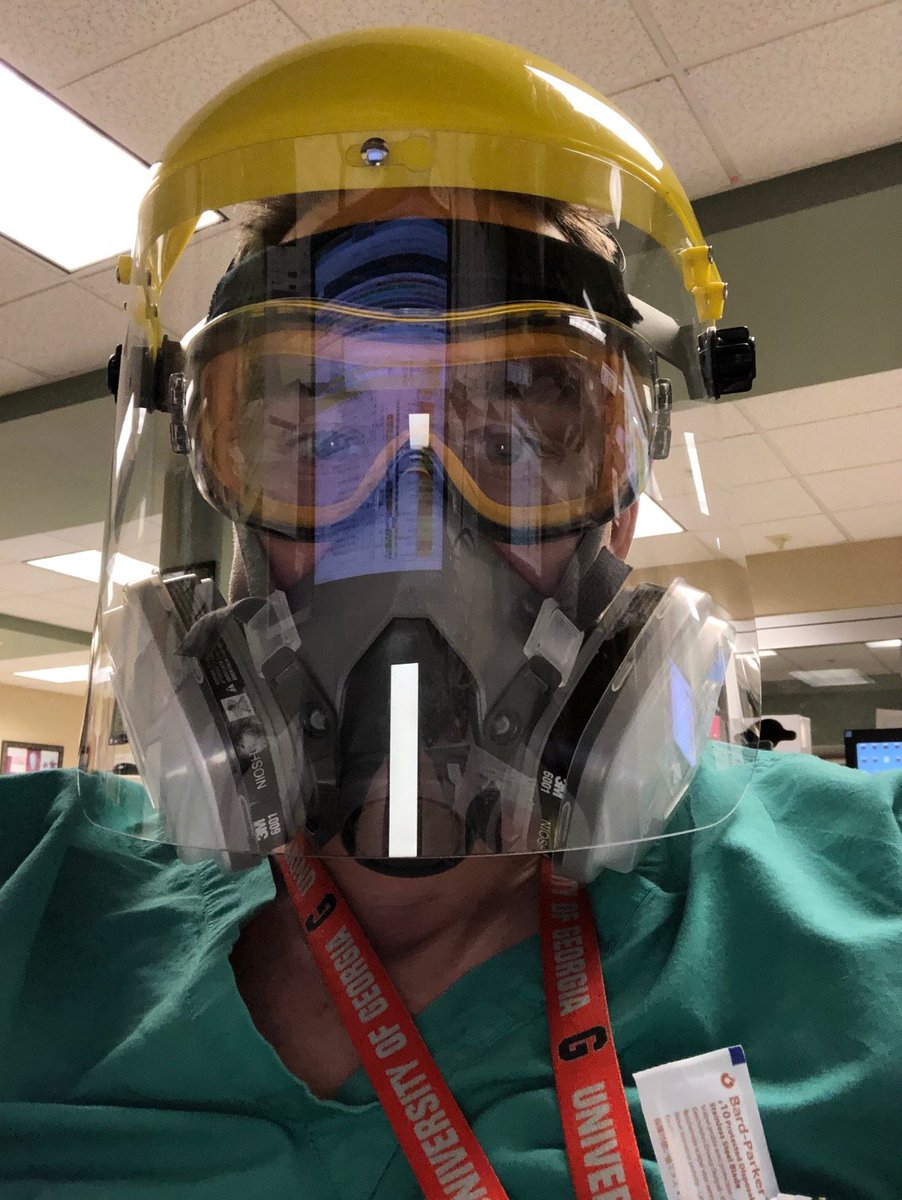 FAUmedEM's tweet photo. FAU Emergency Medicine takes resident safety seriously. In south Florida, any emergency room patient could have COVID-19. We use full PPE, every patient, every time. https://t.co/cmzTiDChGc