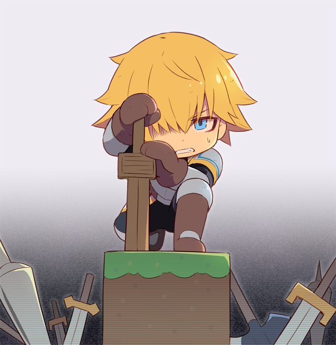 「エクスくん

#絵クス絵画 」|Piroのイラスト