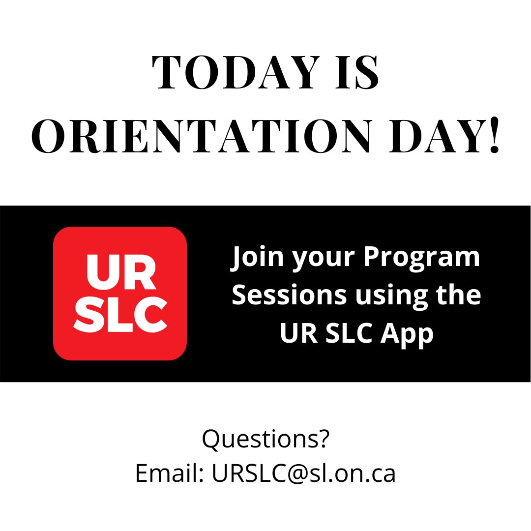 whatsinsideslc's tweet photo. We are so #excited to welcome you to SLC #Orientation today!
Join us for a live session to meet your faculty and fellow classmates and learn about your program's delivery method.
Use the UR SLC App to find your Program Session. #WelcometoSLC #ProudtoBeSLC #Fall2020 https://t.co/HR0FoXNR2H