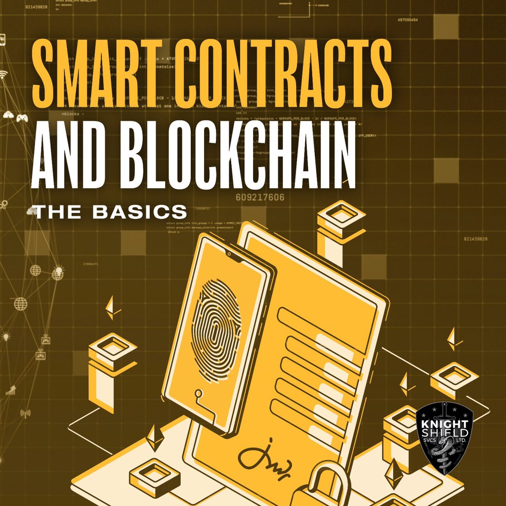 KSSintl's tweet photo. What ARE Smart Contracts you ask?
We’ve got you! 👇🏼👇🏼
Smart Contracts are lines of code that are stored on a blockchain and automatically execute when predetermined terms and conditions are met.
- https://t.co/BPIAeOcVr6
#Cybersecurity #Security #Blockchain #Knightshieldsvcs https://t.co/YiH9SGzK0G