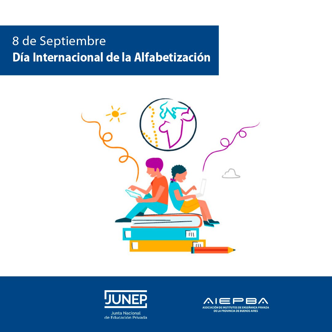 AIEPA_AIEPBA's tweet photo. #8deSeptiembre 🔹 Día Internacional de la #Alfabetización
#ComunidadAIEPBA @JUNEPargentina https://t.co/HWgkERReV5