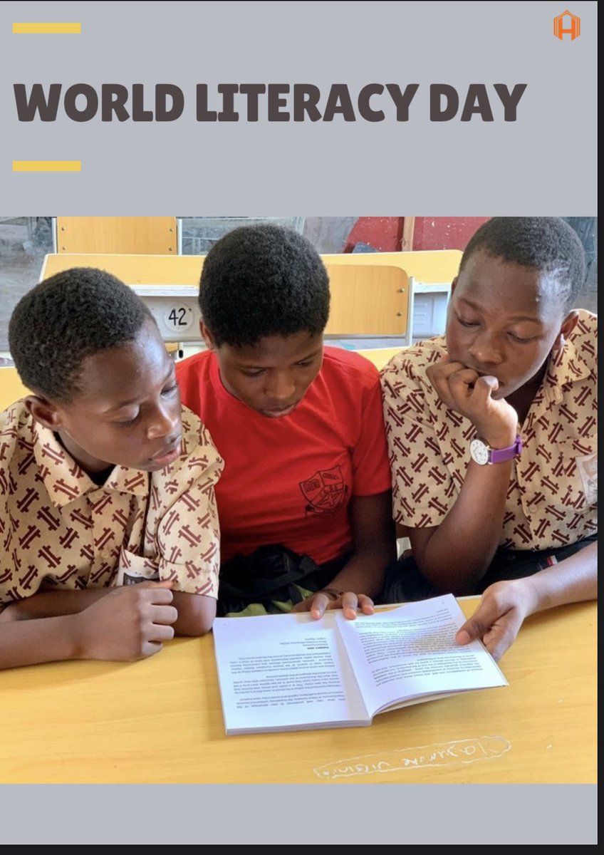 theheritagework's tweet photo. It’s #internationalliteracyday today and days like this make us reflect on why we do what we do at the book club. Education is the best gift anyone can get. Thus, every child should have a shot at it, privileged or underprivileged. https://t.co/J6dYl2yyUs