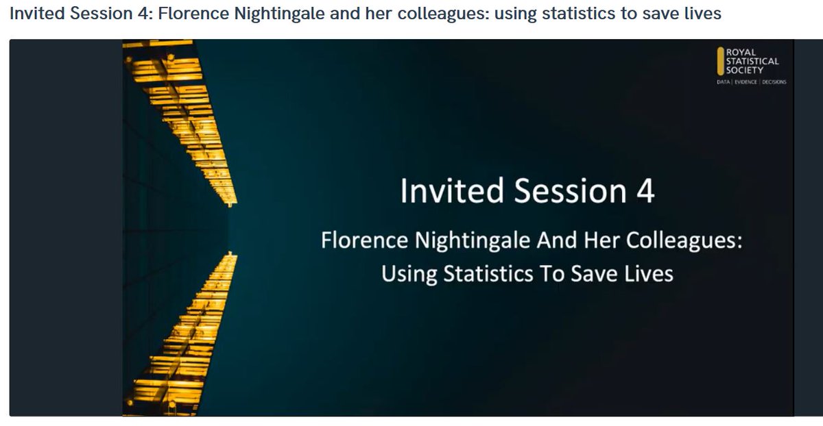 Altea_Lorenzo's tweet photo. Really excited about this next #Nightingale2020 talk by Prof. Lynn McDonald, Director of the Collected Works of Florence Nightingale #RSS2020Conf https://t.co/z188vuABRp