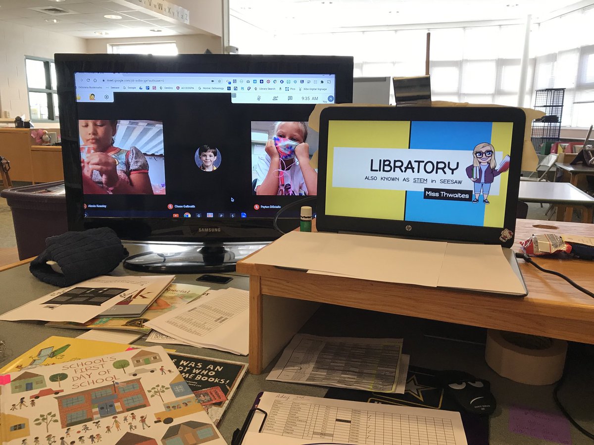 Remote learning on day one. #bravesspotlight