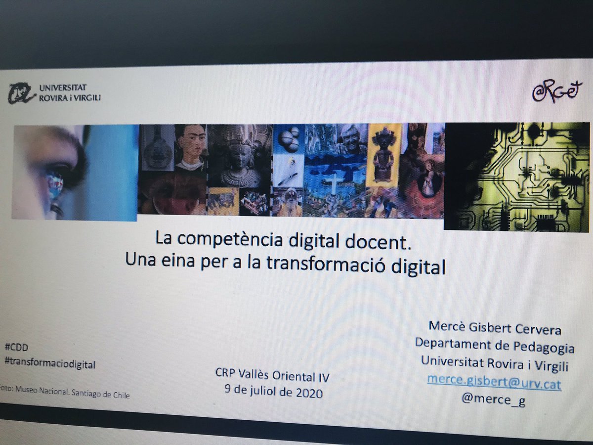 sevoriental4's tweet photo. Conferència inici de curs 2020-21 reflexionant amb @Merce_G sobre tecnologia i educació.
💡Perspectiva global, autonomia i presa de decisions.
#CDD #transformaciodigital https://t.co/6nFxkdKsaS