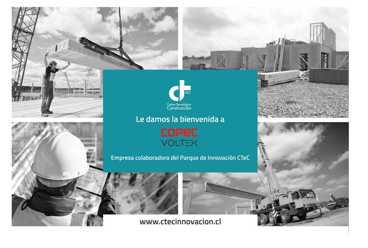 CTecInnovacion's tweet photo. ¡🙌Le damos la bienvenida a #CopecVoltex como empresa colaboradora del  Parque de Innovación CTeC🙌¡ 

@MundoCopec #CTeCInnovacion #construcción #electromovilidad #sustentabilidad #energia #cargadoreselectricos #energiaslimpias https://t.co/o7OSH2NMBh