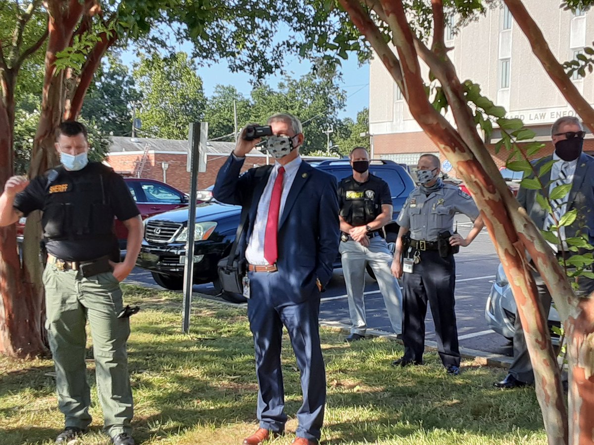 This cop has been taking video of all the demonstrators from the beginning