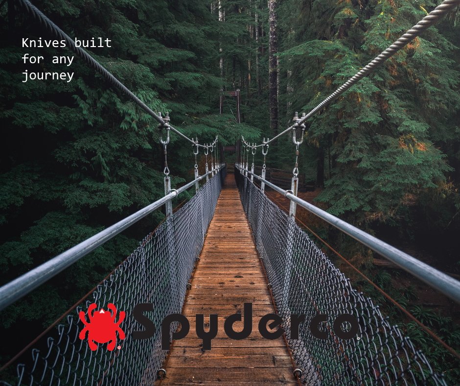bladeops's tweet image. Spyderco Knives--Built for any journey.

#spydercoknives