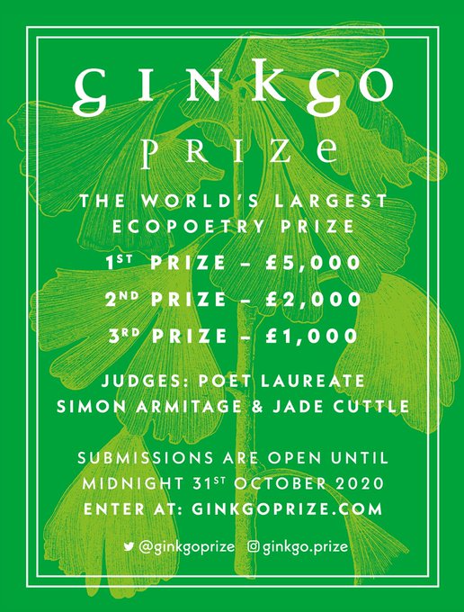If you are inspired by the landscape of the 
#NorthPenninesAONB and UNESCO #GlobalGeopark, why not enter the <a href="/ginkgoprize/">Ginkgo Prize for Ecopoetry</a>? This #ecopoetry competition is  sponsored by the @NAAONB #aonbs #gingkoprize #WritingCommunity #poetry #writing