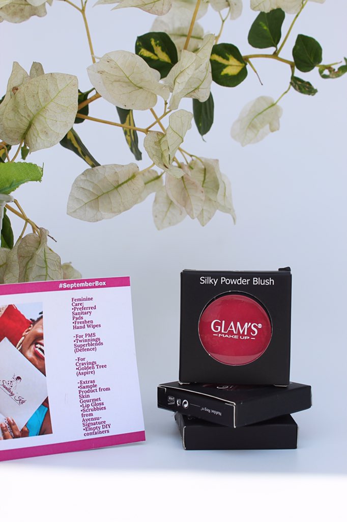 thesanitarykit's tweet photo. Because that time of the month won’t stop us from looking good😍.
This week in your #SeptemberBox🎁, get our favorite silky powder blush from Glams Makeup
#thesanitarykit
#PeriodCareBox https://t.co/0VkVBj2SvX