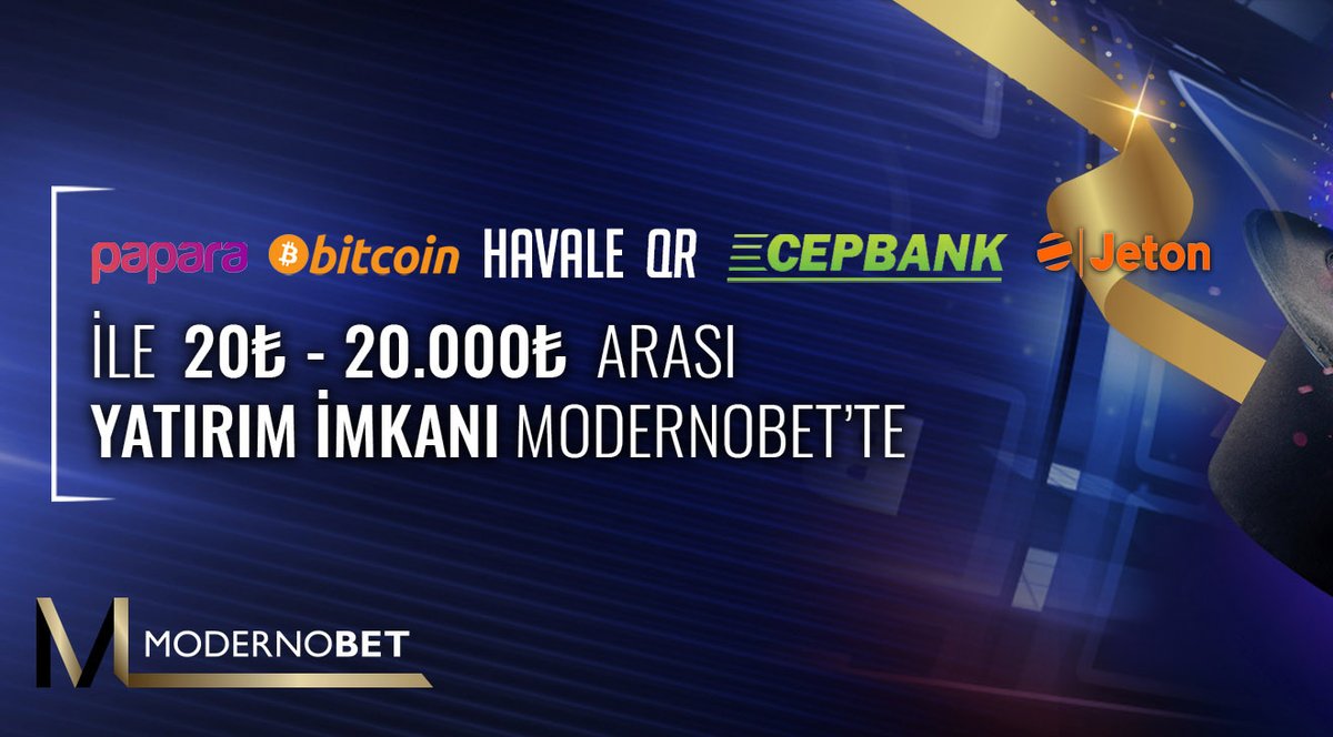 modernobet's tweet photo. ⚜️Promosyonlar ve Yüksek oranlı bahis seçenekleri ile,
⚜️Bahisin en modern hali!
#modernobet #kupon #bahis #futbol #kazan #casino #bonus https://t.co/EbIytZ6xHr