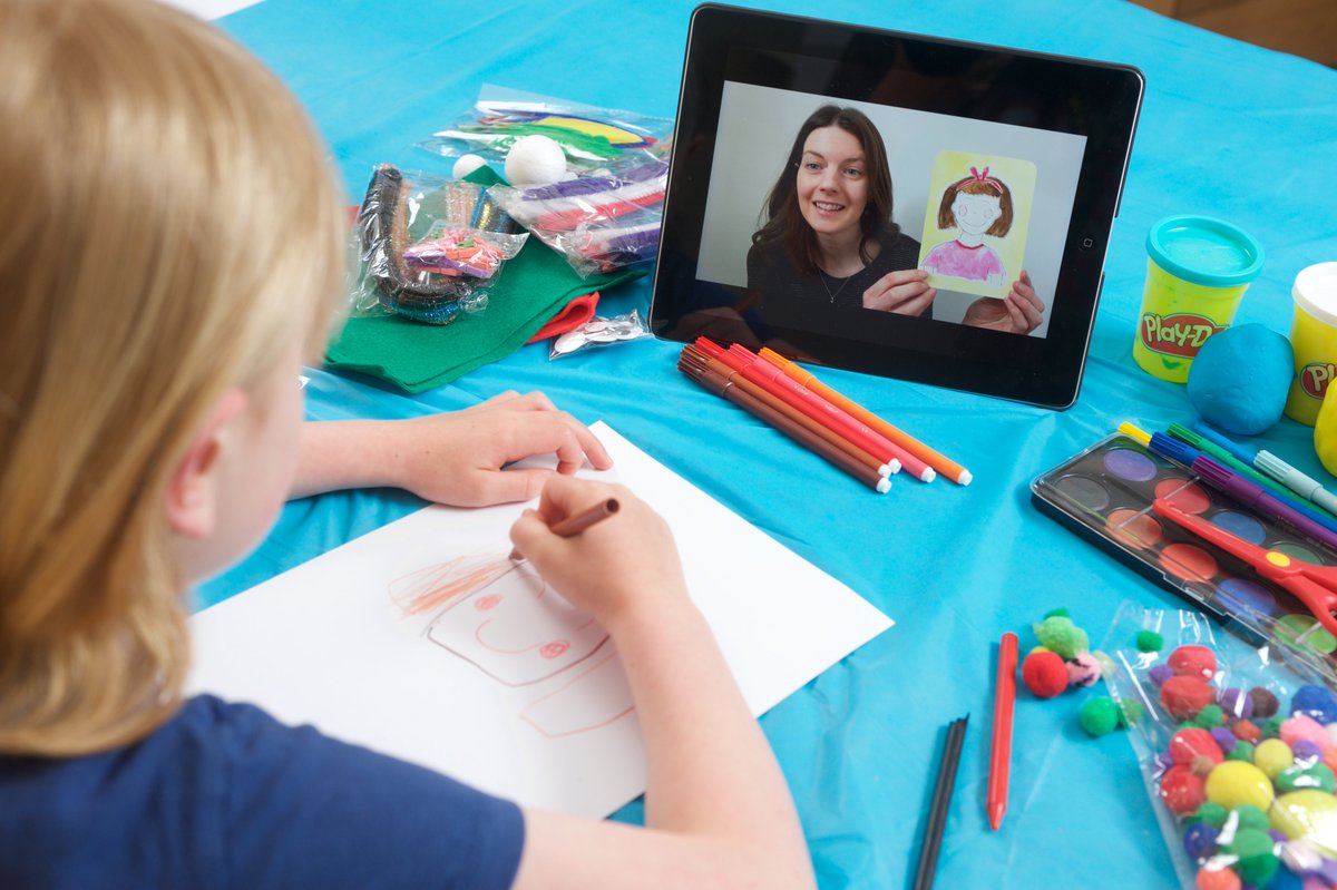 TeapotTrust's tweet photo. To ensure secure digital art therapy services, we have robust online security and child protection procedures in place. Check out what you can do at home to keep children safe online here: https://t.co/661FDGkj21 #onlinesafety #digitalarttherapy 💻 https://t.co/XfpIU1EVxT