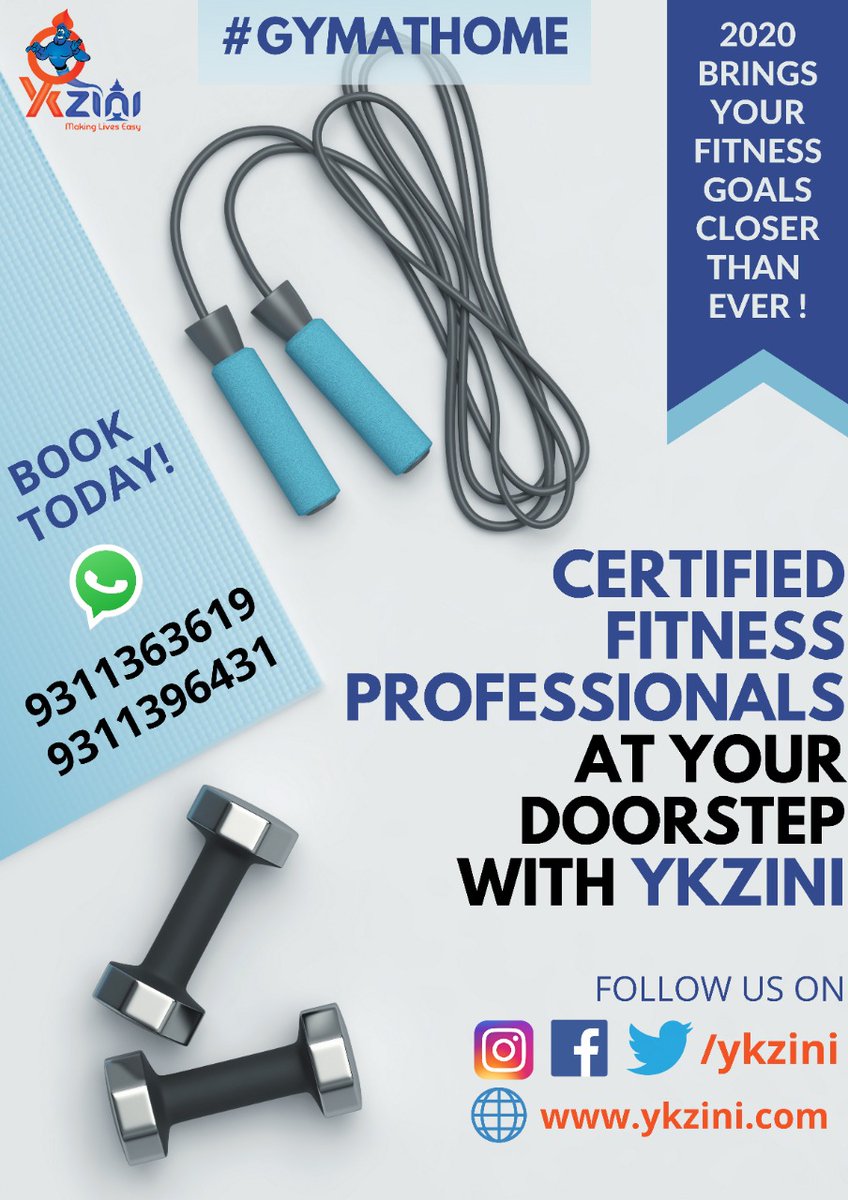 ykzini's tweet photo. This 2020, come out of your comfort zone and give a chance to yourself. So quickly download YKZini Application and hire a Ykzini fitness professional at your step.
 #training #inspiration #life #follow #fitness #amazing #picture #summer #home #gym #gymathome #fitness #healthy https://t.co/Xd5wpZEL4U