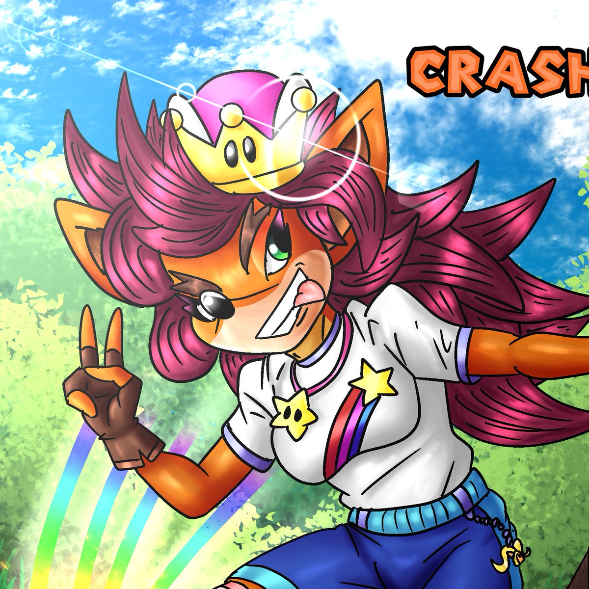 RichardArt13's tweet photo. I know i'm late for this but here is my #crashette
#RichardArt13 #CrashBandicoot #CrashBandicootFanart #fanart #Videogame https://t.co/gzWgZPh6D3