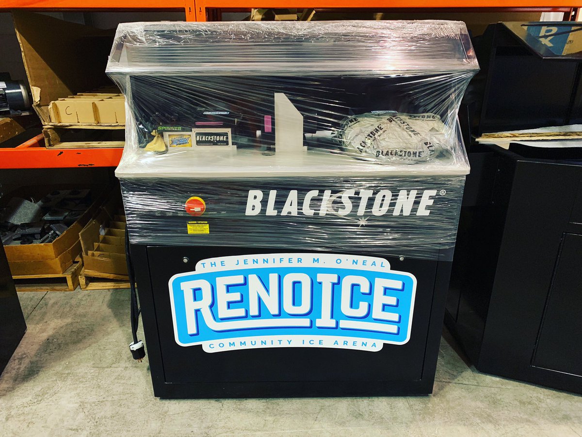 BlackstoneSport's tweet photo. Starting the week on a Tuesday ain’t to bad!! We hope everyone had a fun and safe labour day weekend, and on Day 8 of our #DailyMachine posts we have to show you @reno_ice and their NEW triple head unit! Welcome to the Blackstone Family! https://t.co/KNTcZpucVz