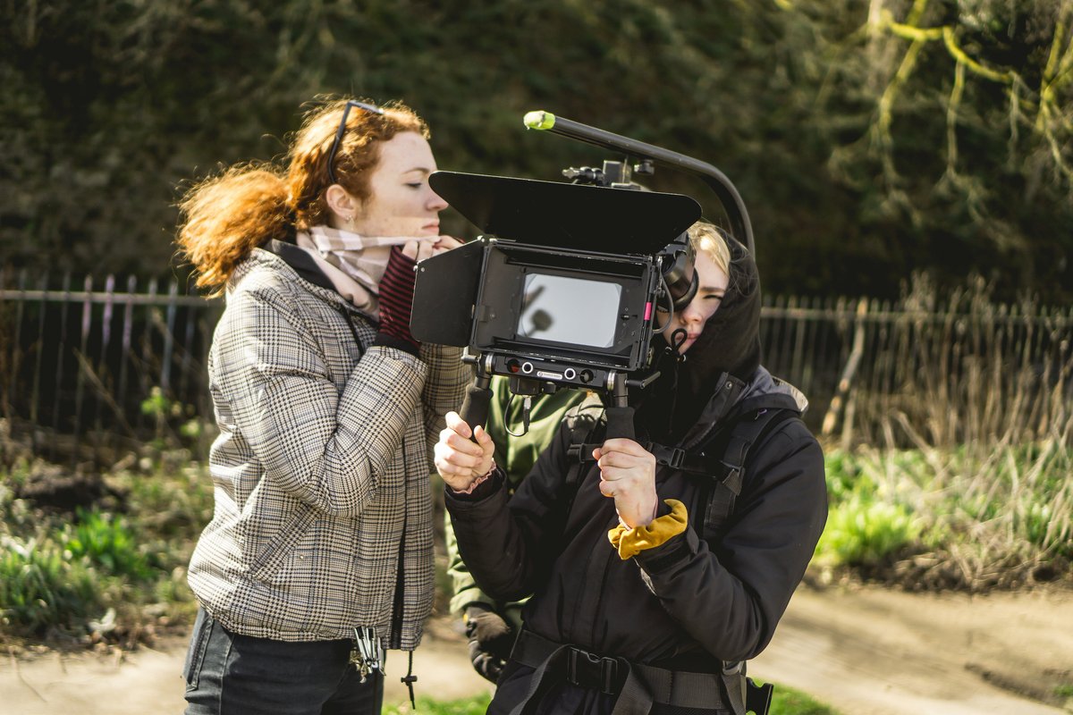 NFSFilmTV's tweet photo. NFS films 'Badges' &amp; The Girl Who Skated Too Hard' shortlisted for the Bill Vinten GTC (Guild of Television Camera Professionals) University Awards. Congratulations to the two nominated Camera Operators Becky Sherburn &amp; Ellie Wentworth-Weedon. https://t.co/BzIgRkIVsi https://t.co/Ql3PLsFSxz