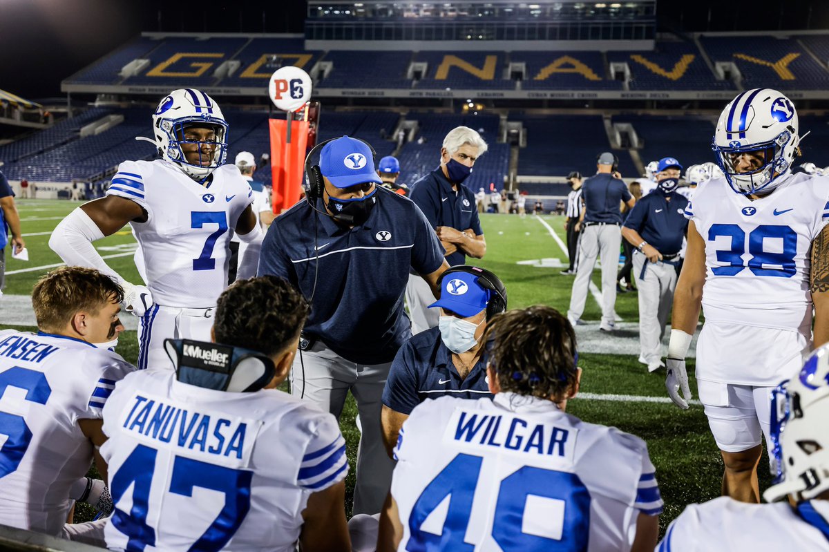 DaveMcCannTV's tweet photo. SECRETARY of DEFENSE!! Ilaisa Tuiaki’s defense stymies Navy like we haven’t seen before! See how he did it tonight on “After Further Review” at 7 East 5 MT on the BYUtv app and https://t.co/B7q289D45S. #BYUvsNAVY #BYUFootball @BYUfootball @byutvsports https://t.co/w3oqkVIQaI