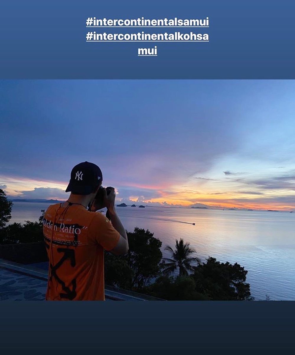 AnThekop's tweet photo. 🌅🌅 บรรยากาศดีสวยมาก ตากล้องสุดหล่อ ..น้องชอบภาพเบืองหลัง💕💕story cr. james_jamesma ขอบคุณครับ 😍😍#เจมส์มาร์ #amesma https://t.co/7fFlWtjEey