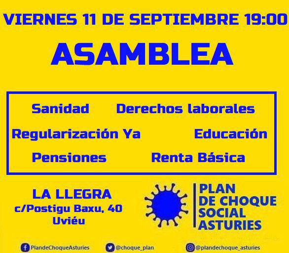choque_plan's tweet photo. Sanidad, educación, pensiones, derechos laborales, renta básica, regularización para las personas migrantes... Movilízate y organízate! El viernes en La Llegra asamblea abierta. https://t.co/ga55l1Elab