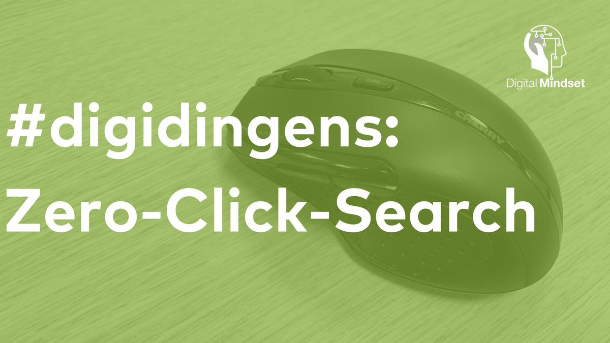 Basti hat sich gefragt, was eine Zero-Click-Search ist und hat dabei direkt die nächsten #digidingens-Begriffe festgelegt. SERP und SEO. Wie ists bei Euch?Schon den Überblick verloren, oder sind die Abkürzungen alle nur alter Wein in neuen Schläuchen ist?

digitalmindset.de/digidingens-ze…