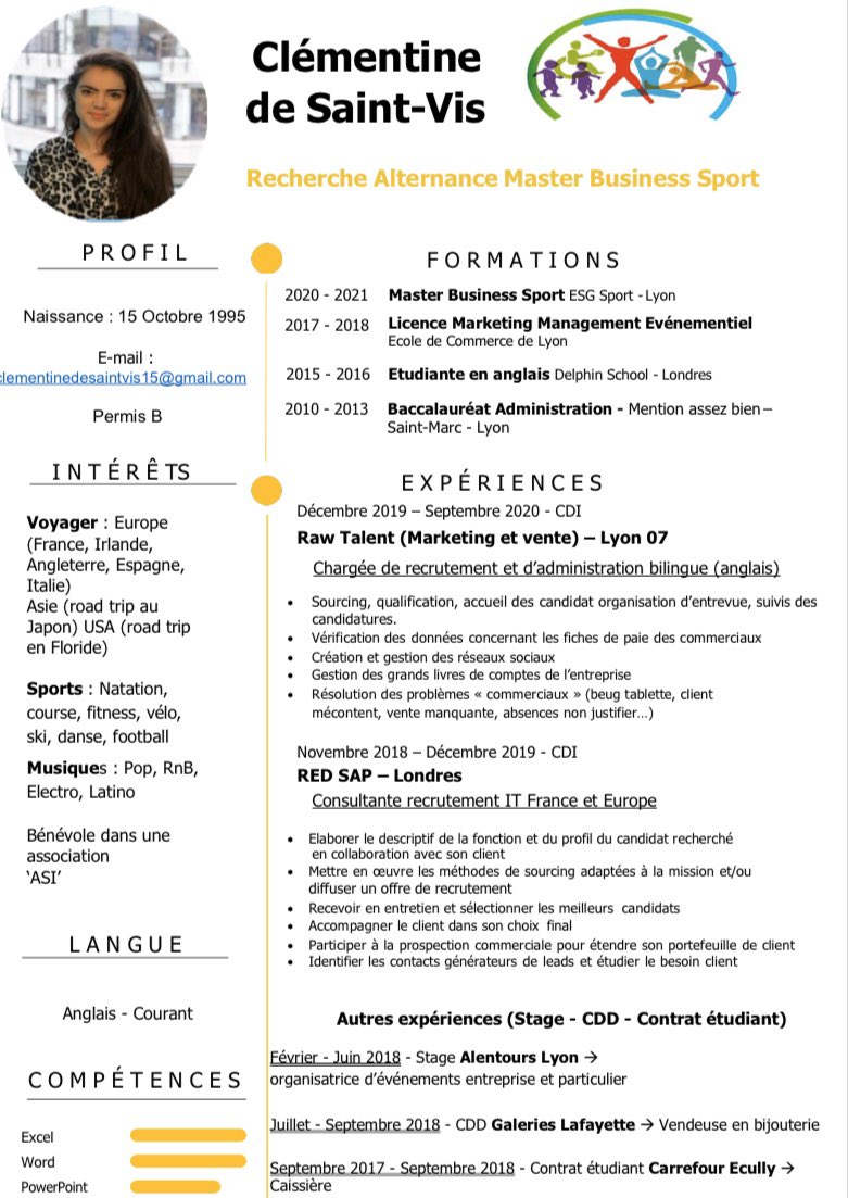 samekimia's tweet photo. Hello Twitter! 
Je recherche activement une alternance pour cette rentrée 2020 et je compte sur la magie de Twitter pour y parvenir !
N'hésitez pas à liker mon CV 

Merci d'avance

Bonne journée à vous 🌈  #alternance2020  #rentrée2020 #sportifs #sport #france #1CV #alternance https://t.co/oZz1DIeYae