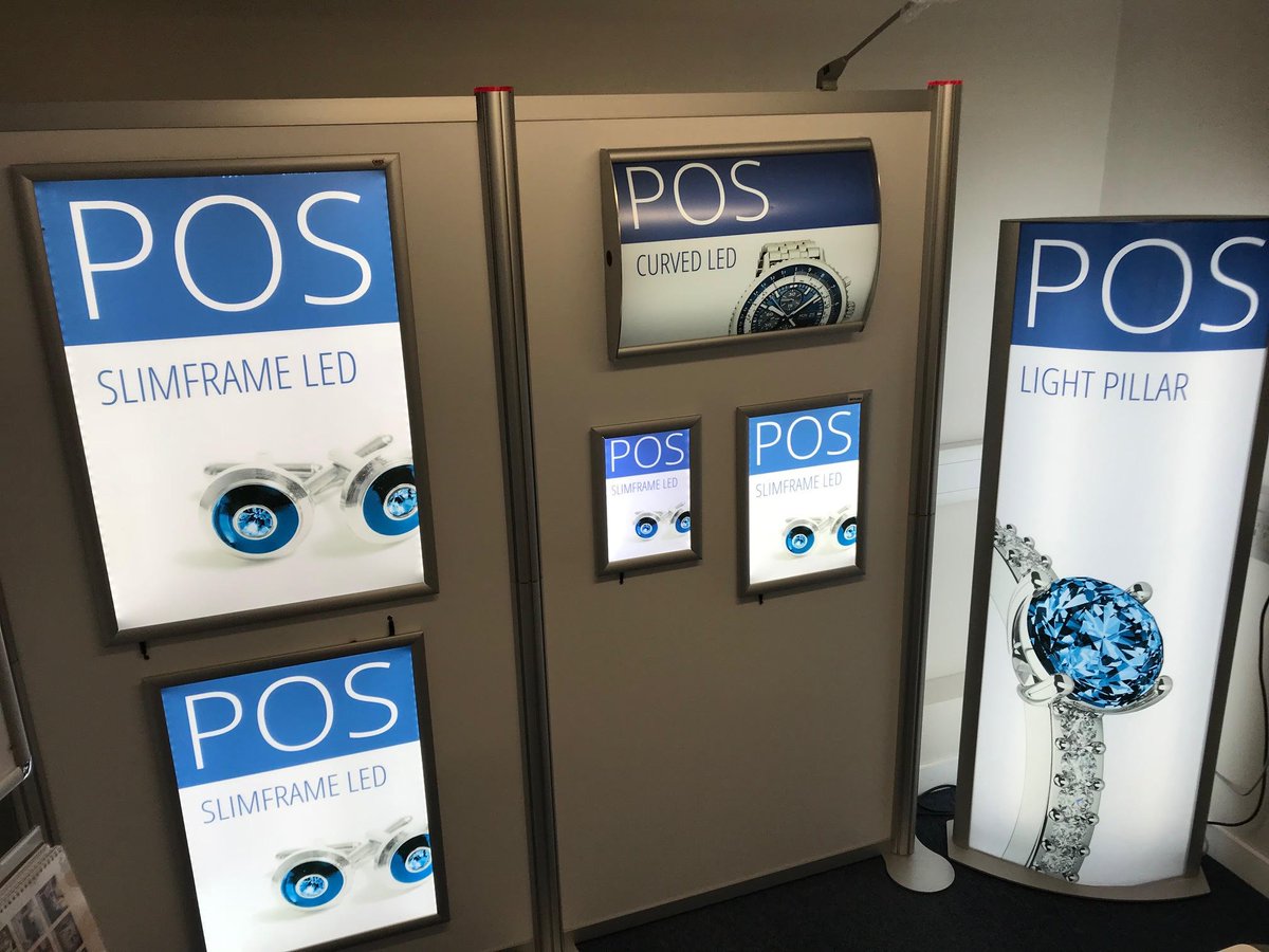 Euro_Dis's tweet photo. We have recently welcomed to our display range Slimline LED Snap Frames in a variety of sizes! With their own individual on/off switches these are perfect for any retail space https://t.co/sF6WNTLHjc https://t.co/TYfiphU4Hv