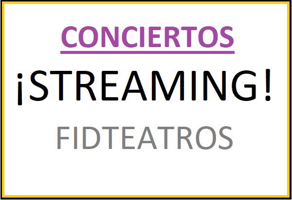 Fidteatros's tweet photo. #Conciertos #StreamingFID #TeatrosIMSS 🎭¡Llama hoy!☎️(55) 6550 5000 https://t.co/dsjVNXSS2f