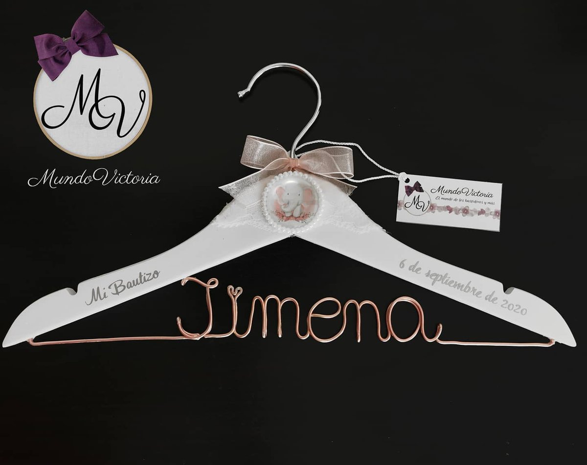 MundoVictoria15's tweet photo. ᴘᴇʀᴄʜᴀꜱ ʙᴀᴜᴛɪᴢᴏ❤️⠀⠀⠀⠀⠀⠀⠀⠀⠀

¿Tienes un bautizo próximamente?

Regala una percha personalizada con el nombre del niño o niña, la fecha, una dedicatoria...etc. ⠀⠀⠀

#bautizo #bautizos2020 #regalosoriginales #perchasbautizo #Valladolid https://t.co/fmwQ9UN5vM