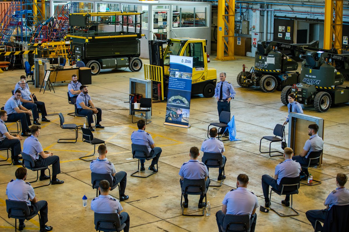 Our thanks to #CASWO @JakeAlpertRAF for his visit to RAF Wittering and for the time spent with #A4ForceElements <a href="/2MTSqn/">RAF 2 MT Squadron</a>, 5001 Sqn and the CO's Advisory Board meeting our people #NextGenRAF