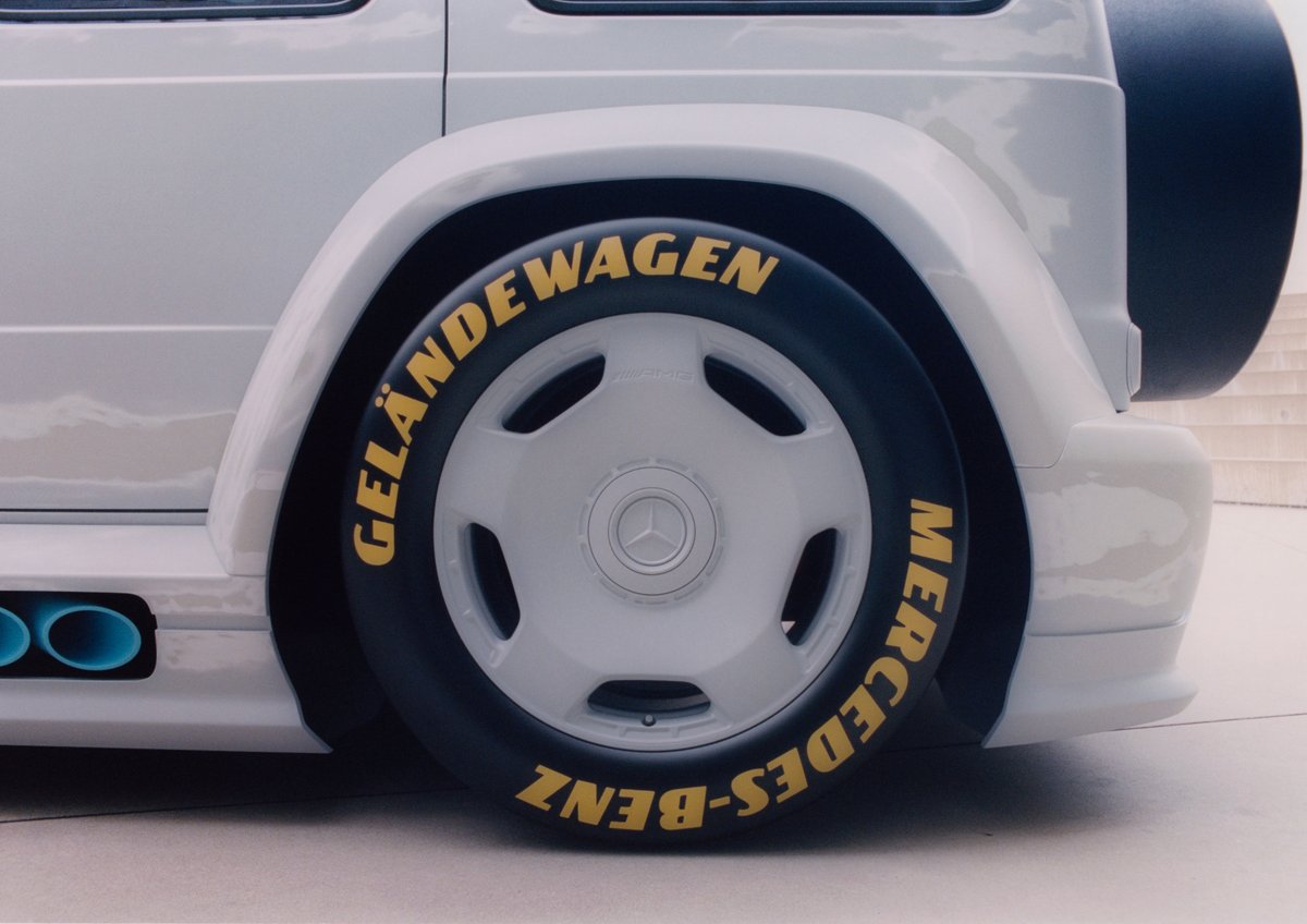 GQMagazine's tweet photo. “The G-Wagen, to me, is one of my most favorite objects of design, period...It sits up there next to the iPhone by Steve Jobs. It's timeless.” — @virgilabloh https://t.co/8cIySE686K https://t.co/jS6xdfazc5