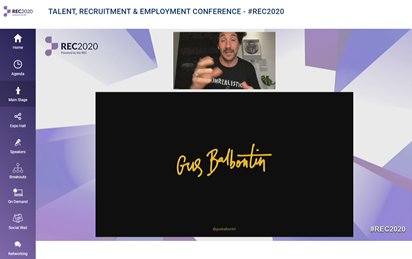 Am expecting a high energy finish to #REC2020 - despite the time difference! 

I won't repeat the swear words but you'll get the sentiment - if you can't adapt, you aren't long for this world, which is not such a new thing so get used to it... our keynote speaker <a href="/gusbalbontin/">Gus Balbontin</a>