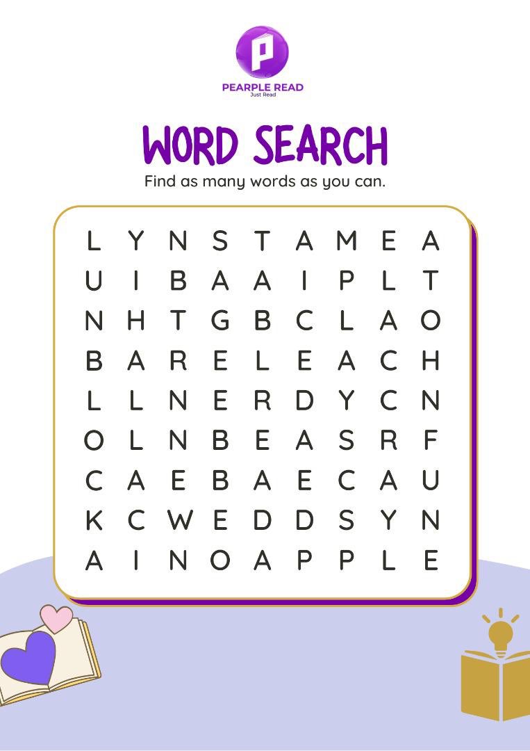 Let’s find and learn new words. Who has the fastest fingers?

#literacymatters #internationalliteracyday2020 #lieracyforall #literacyactivities #literacyadvocate #literacyisfreedom #literacyforlife #readingtime #bookreaders #readersareleaders #wordsearchpuzzle  #pearpleread