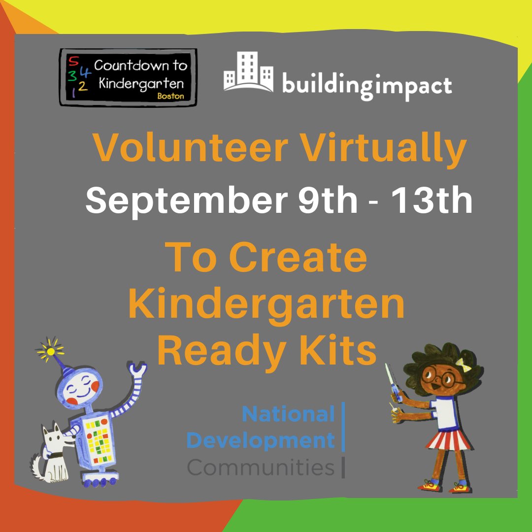 marketstapts's tweet photo. Volunteer to virtually prepare kindergarten ready kits with our partners @Buildingimpact. Let's find ways to make a difference no matter what is going on in the world! https://t.co/Y8v81HxlXc