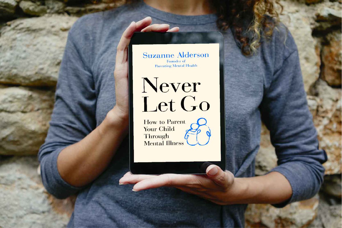 ParentingMH's tweet photo. We are thrilled to share the official cover of our founder Suzanne Alderson's debut book, 'Never Let Go' - released on 1st October 2020. #NeverLetGo is a supportive & practical #guideforparents looking after a child with a #mentalillness. Pre-order today - https://t.co/NRgquc4RCP https://t.co/CWeSMq1tsi