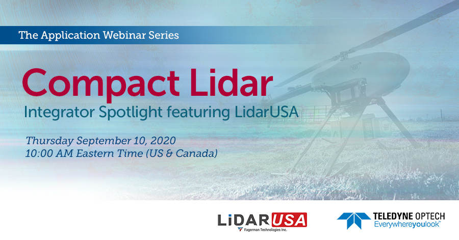 TeledyneOptech's tweet photo. 2 days left! Join us in a #webinar featuring our partner @LidarUSA who will be showing #UAV integrations & applications with the #TeledyneOptech Compact #Lidar line of sensors #Geospatial #geospatialintelligence #geospatialmodeling #surveying #surveys https://t.co/LKSW730aAz https://t.co/0qEqbRVie1