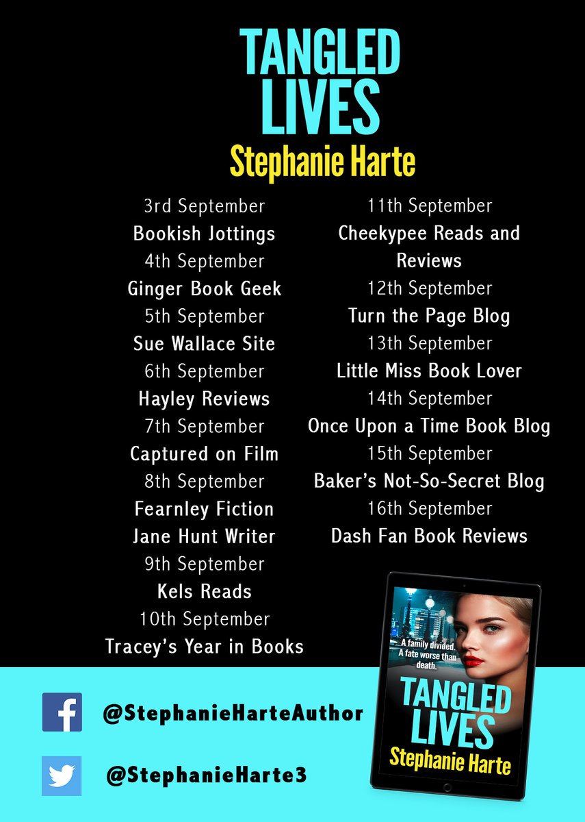 Jolliffe03's tweet photo. [AD-Book Review]
4* #Review #TangledLives @StephanieHarte3 @Aria_Fiction @HoZ_Books https://t.co/r1zAloeSUZ From a multiperson viewpoint the reader understands all the main characters actions, emotions and motivations. #ganglit #CrimeFiction #RiskingItAll #BookReview #BlogTour https://t.co/VwKPwPkIMb
