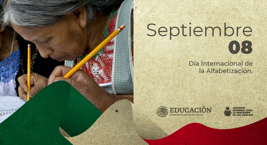 INEA_Mich's tweet photo. El 8 de septiembre fue declarado por la @UNESCO como el #DíaInternacionalDeLaAlfabetización, para despertar la conciencia de la comunidad internacional sobre la importancia de la alfabetización en las personas, comunidades y sociedades. 📚📝 https://t.co/v6zsAV578f