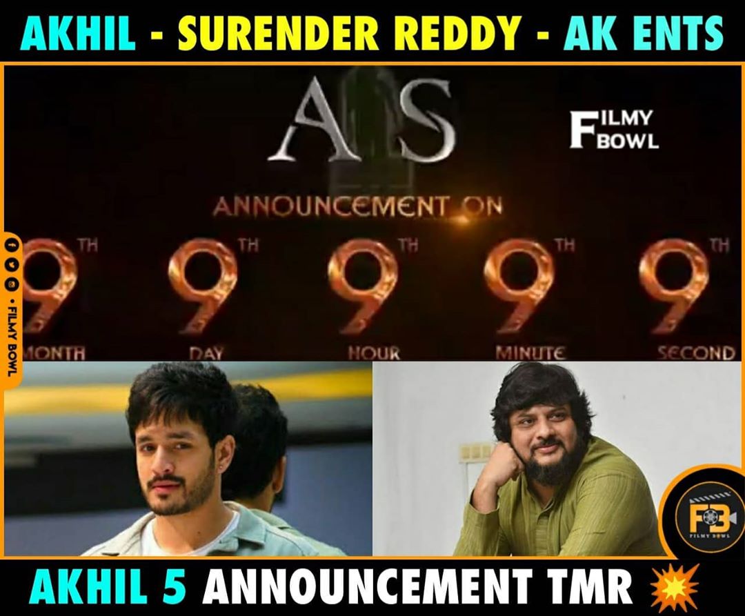 #AkhilAkkineni 
#Akhil #SurenderReddy
#akentertainments 
#Akhil5 

Follow @FilmyBowl